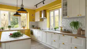 yellow kitchen decor